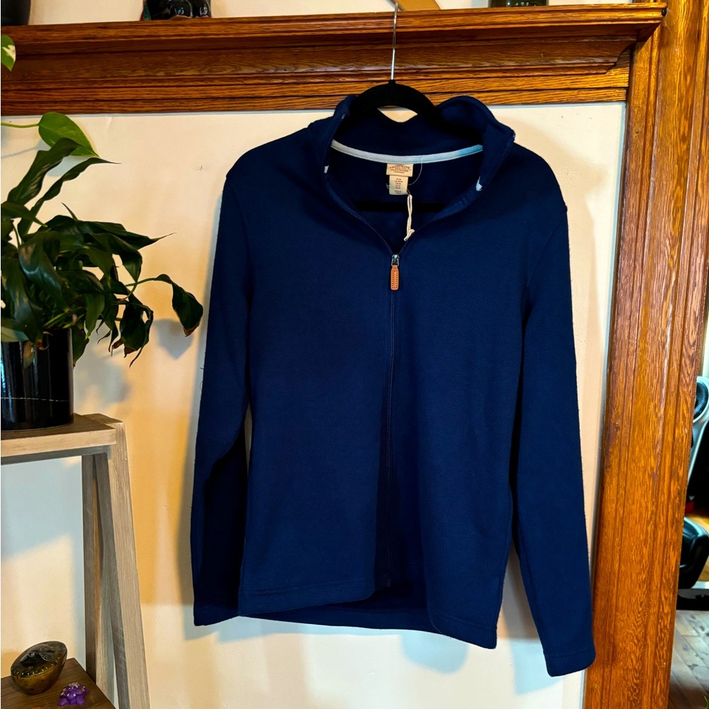 Men’s zip up knit jacket